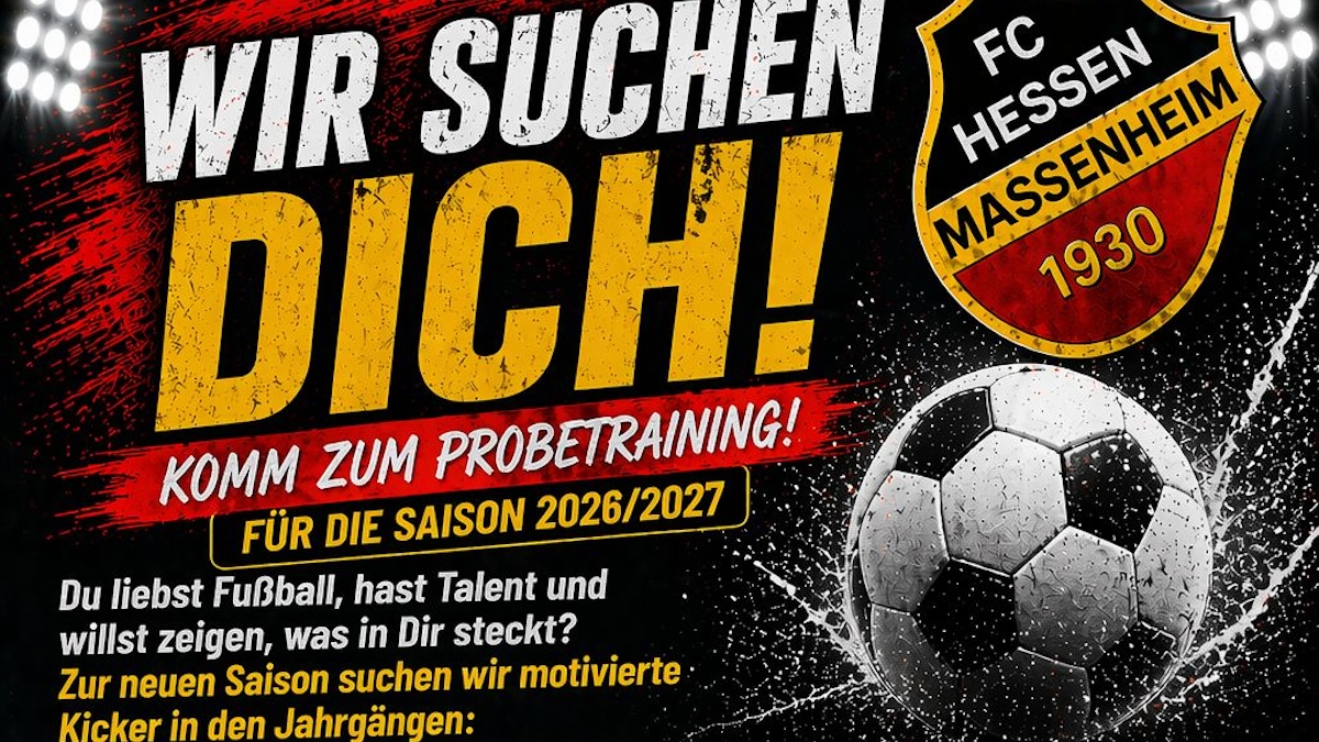 Wir suchen Dich: Komm zum Probetraining für die Saison 2026/2027!